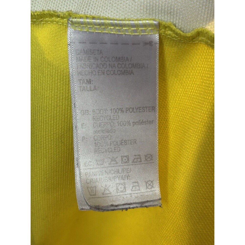 Adidas Colombia National Team Soccer Futbol Jersey Yellow Size S World Cup - Picture 6 of 8